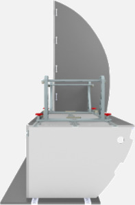 Hillaero TRANSMEDIC FAA certified mountable bracket for Air Ambulance Airmed Helicopter or Fixed Wing Aircraft SIDE